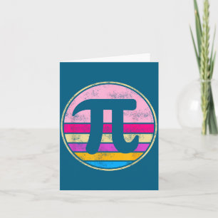 Day 2026 Math Lover Mathematics Retro Vintage Desi Card