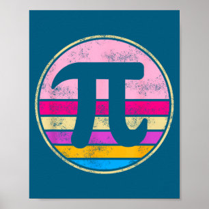Day 2026 Math Lover Mathematics Retro Vintage Desi Poster