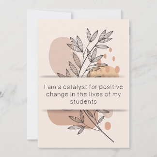 Day 26 Teacher Affirmation Mental Health Card