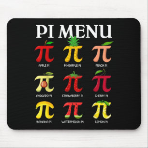 Day 314 menu funny fruit pie menu teachers math mouse mat