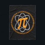 Day 3,14 Number Symbol Math Science Gift  Fleece Blanket<br><div class="desc">Day 3, 14 Number Symbol Math Science Gift</div>