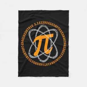 Day 3,14 Number Symbol Math Science Gift  Fleece Blanket