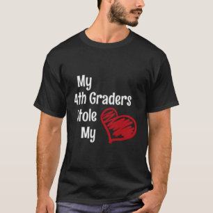 Day 4Th Grade Teacher For Teachers In Love T-Shirt