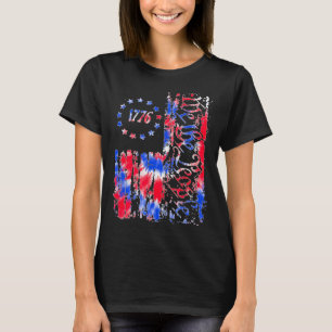 Day American Flag Patriotic 1776 We The Tie Dye T-Shirt
