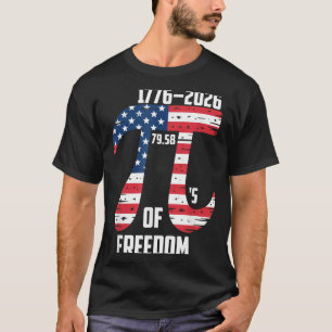 Day American Flag Patriotic Math Nerd Geek 314 T-Shirt