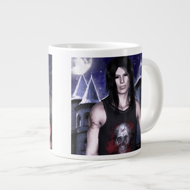Day and Night Fantasy Art Mug (Front Right)