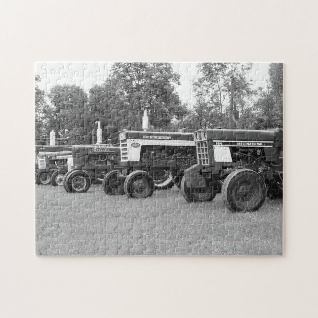 Day at The Antique Tractor Show 2 Family Fun Time Jigsaw Puzzle (Horizontal)