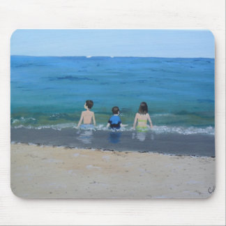 Day at the Beach Mouse Mat