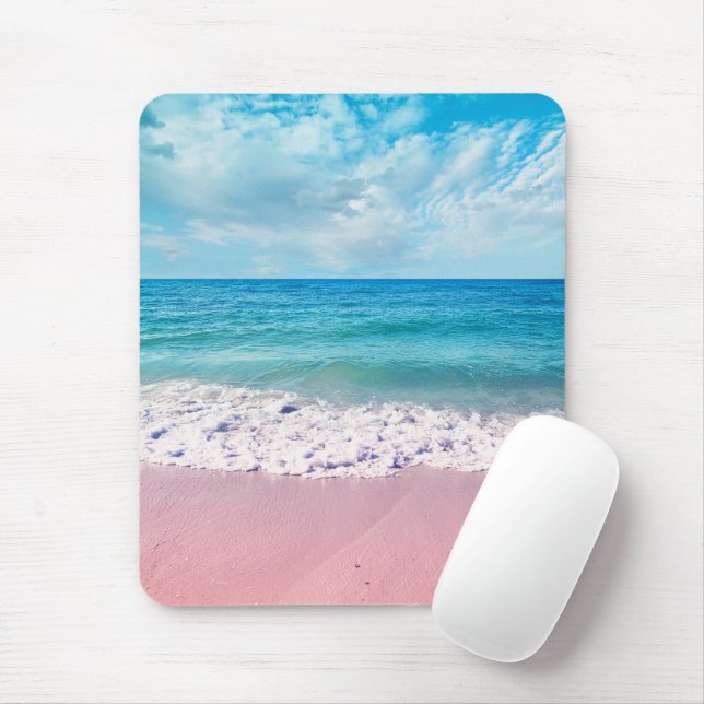 Day at the Beach Photography Seascape Mouse Mat (With Mouse)