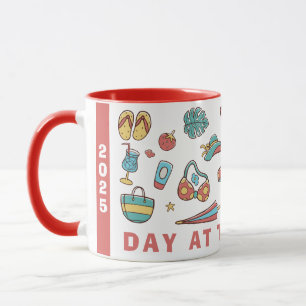 Day At The Beach Summer 2025 - Enjoy Every Sunset Mug