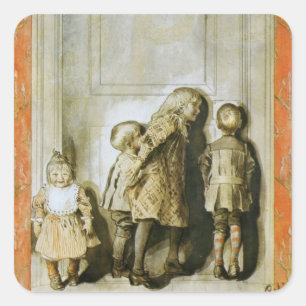 Day Before Christmas Eve Square Sticker