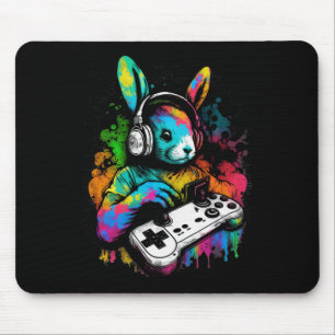 Day Boys Gamer Shirt Video Game Controller Bunny 1 Mouse Mat