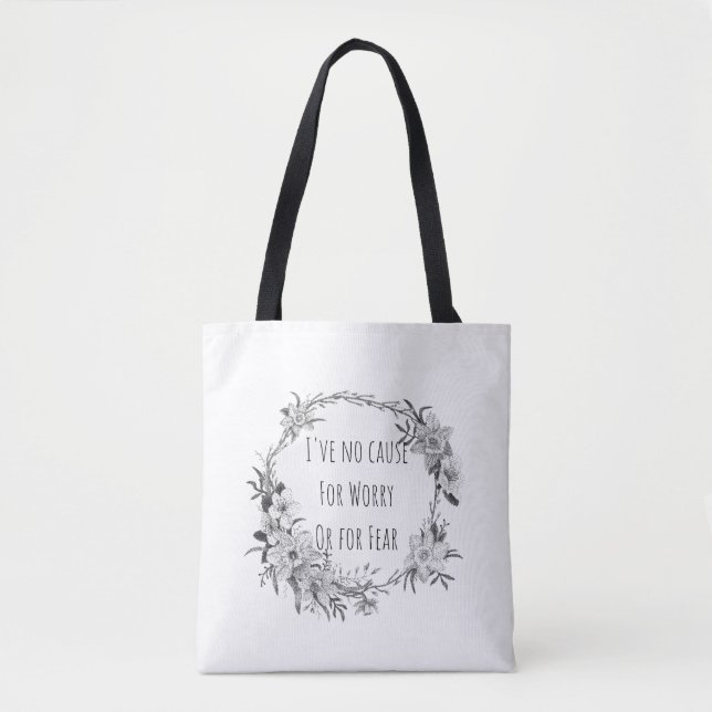 Day By Day Reusable Grocery Bag (Front)