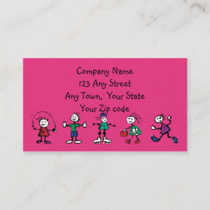day care,child care, teacher or babysitting business card