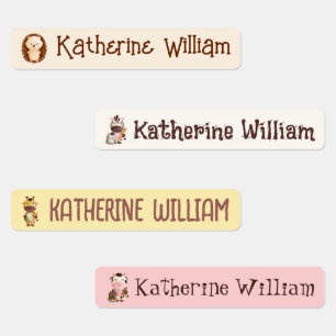 Day Care/School Custom Cute Animal Waterproof 