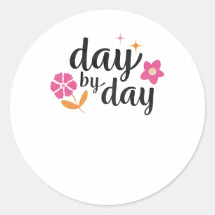 Day classic round sticker