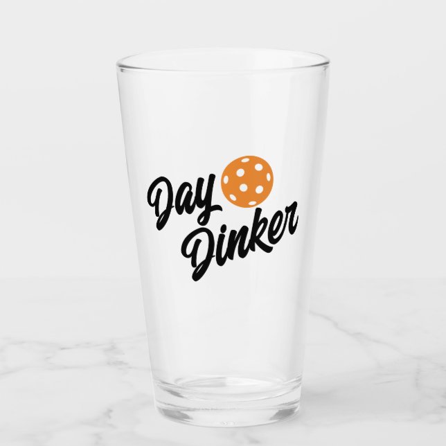 Day Dinker Pickleball Glass (Front)