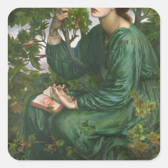 Day Dream, 1880 Square Sticker (Front)