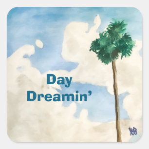 Day Dreamin Square Sticker