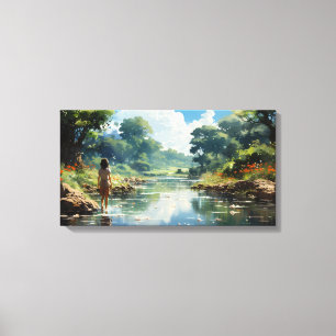 Day Dreaming About the World Beyond Canvas Print