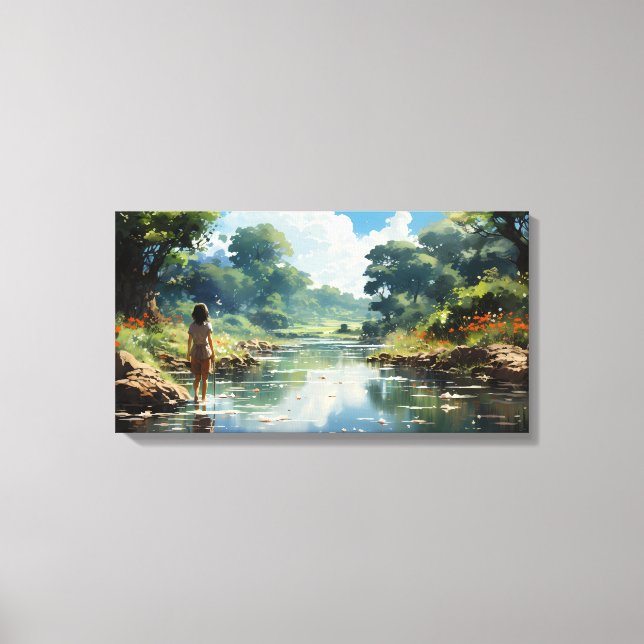 Day Dreaming About the World Beyond Canvas Print (Front)