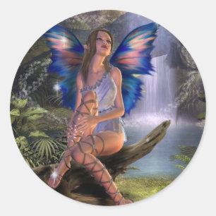 Day Dreaming (Stickers) Classic Round Sticker