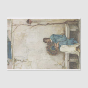Day Dreams by John William Waterhouse -circa 1879 Tissue Paper