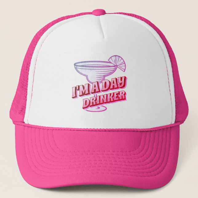 Day Drinker Margarita  Trucker Hat (Front)