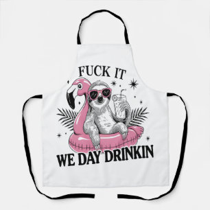 Day drinkin Sloth Apron