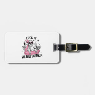 Day drinkin Sloth Luggage Tag