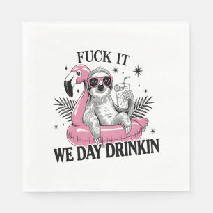 Day drinkin Sloth Napkin