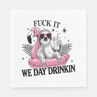 Day drinkin Sloth Napkin