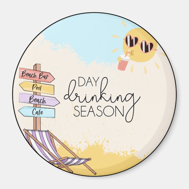 Day Drinking Magnet (Front)