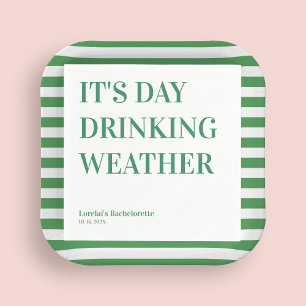 Day Drinking Weather Funny Bachelorette Napkin