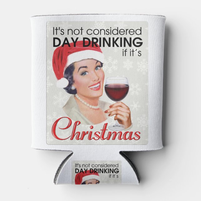 day drinking-women can cooler (Front)