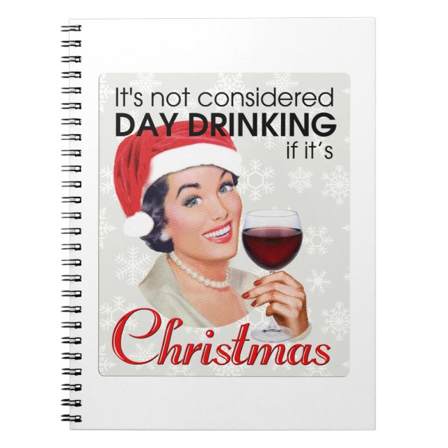 day drinking-women notebook (Front)