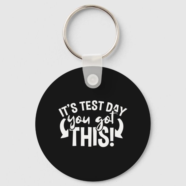 Day Examination Teacher Motivational  Key Ring (Front)