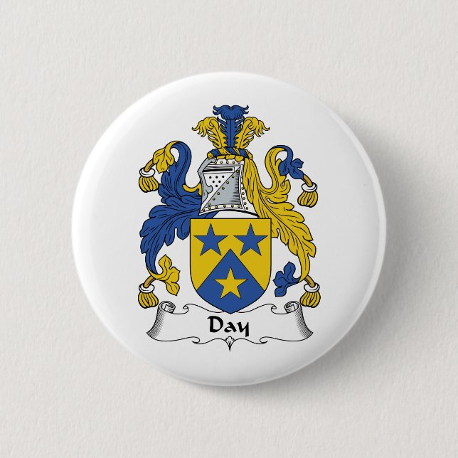 Day Family Crest 6 Cm Round Badge (Front)