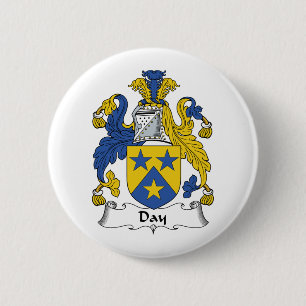 Day Family Crest 6 Cm Round Badge