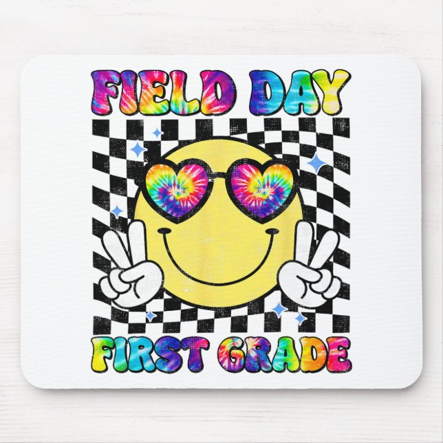 Day First Grade Student Teacher Last Day Of School Mouse Mat (Front)