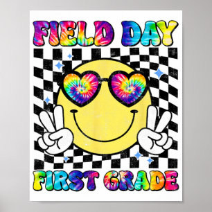 Day First Grade Student Teacher Last Day Of School Poster