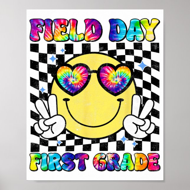 Day First Grade Student Teacher Last Day Of School Poster (Front)