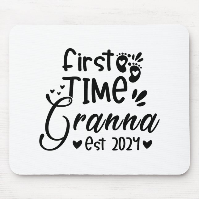 Day First Time Granna Est 2024  Mouse Mat (Front)
