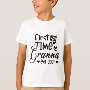 Day First Time Granna Est 2024 T-Shirt
