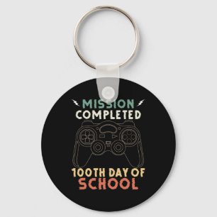 Day For Gamers 100 Days Of School Fun Gamers Stude Key Ring