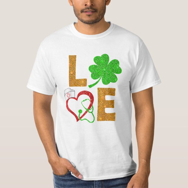 Day Funny LOVE Nurse Steth T-Shirt (Front)