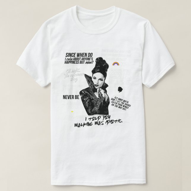 Day Gift For Evil Queen  Regina Mills Quotes Ouat T-Shirt (Design Front)