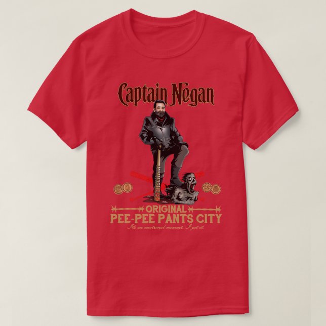 Day Gifts Negan Rum Christmas T-Shirt (Design Front)