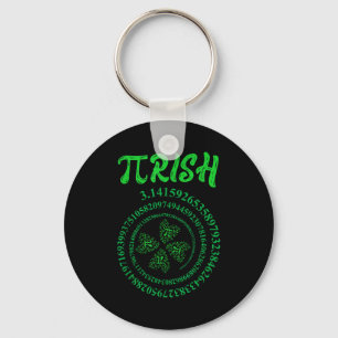 Day graphic irish funny st. patrick's day math key ring