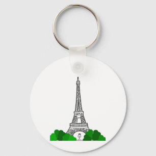 Day In Paris Key Ring